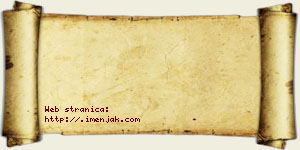 Isidor Ljoskić vizit kartica